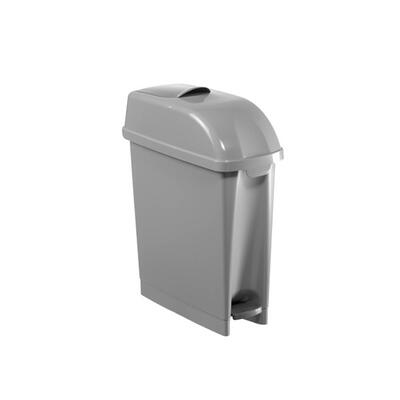 Balde Penso Higienico Elle Cinza 17L com pedal